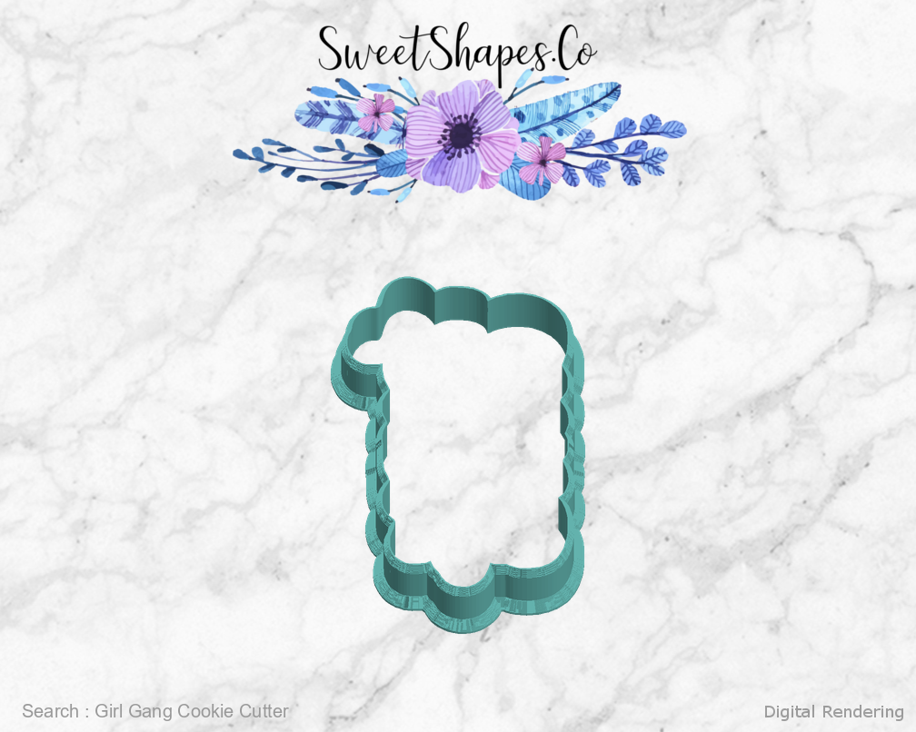 Girl Gang Cookie Cutter — left view