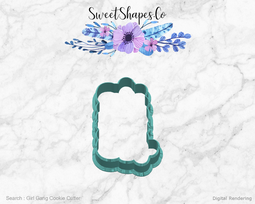 Girl Gang Cookie Cutter — right view