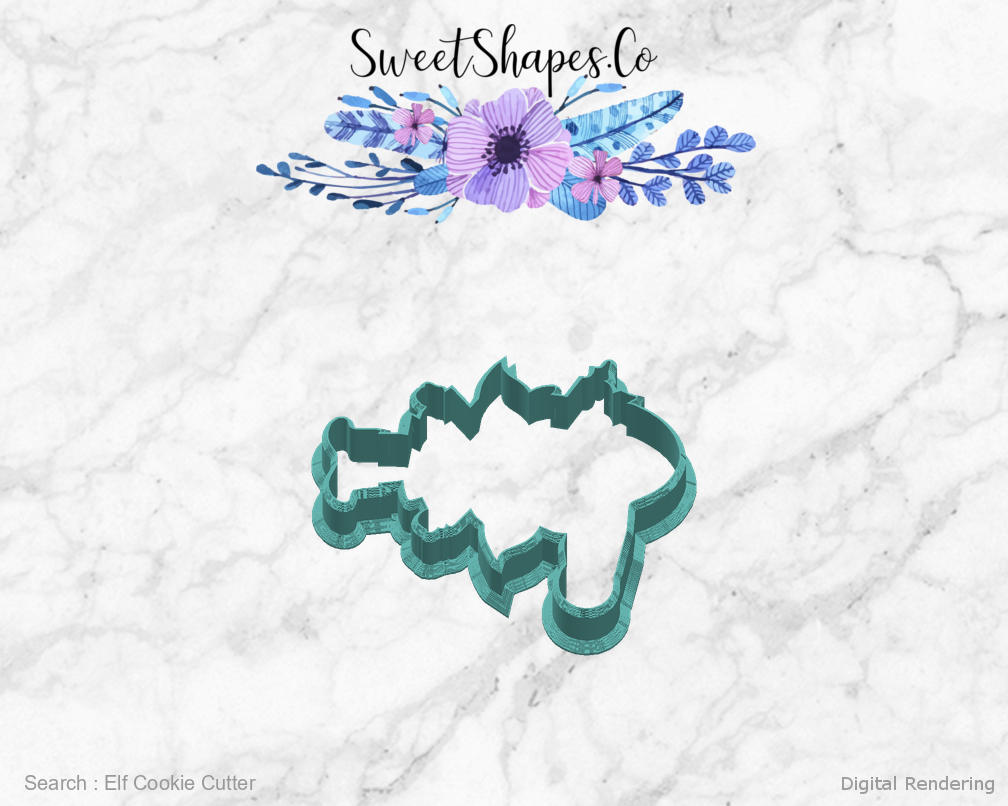 Elf Cookie Cutter — right view