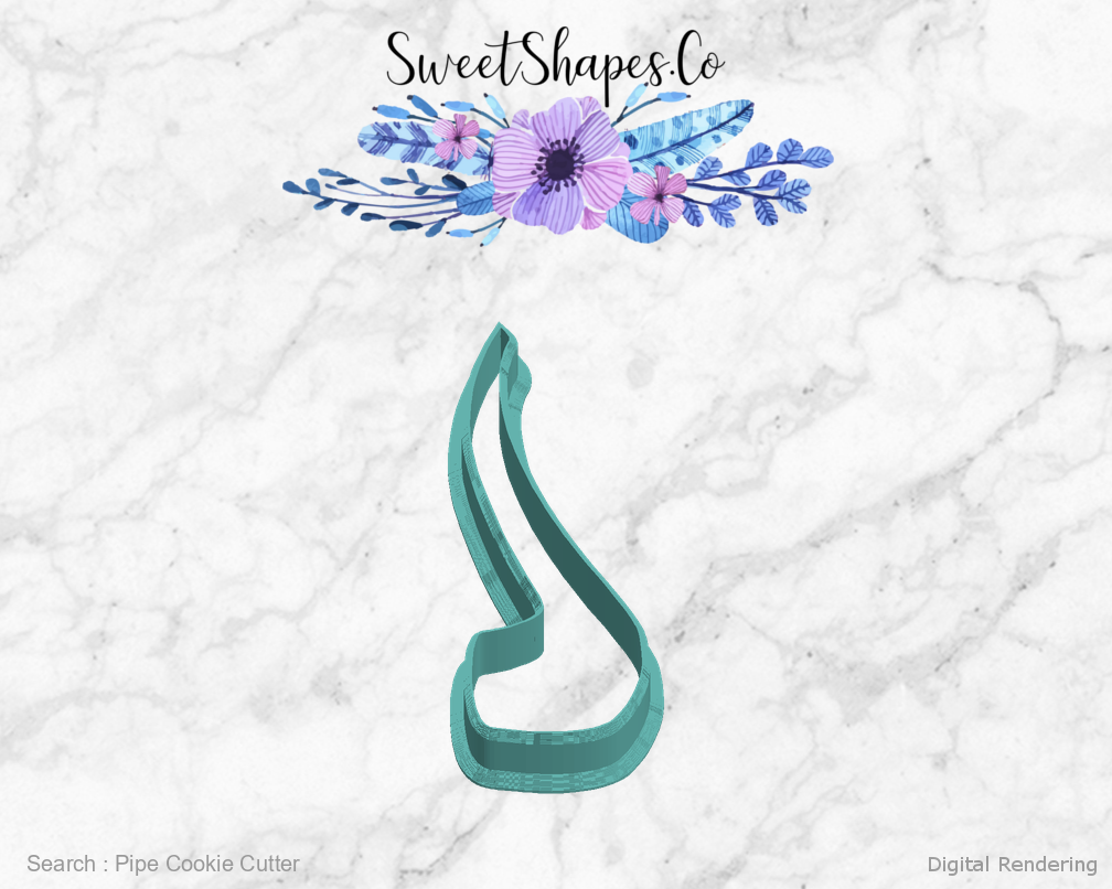 Pipe Cookie Cutter — left view