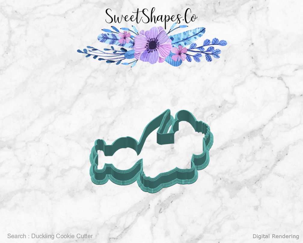 Duckling Cookie Cutter — right view
