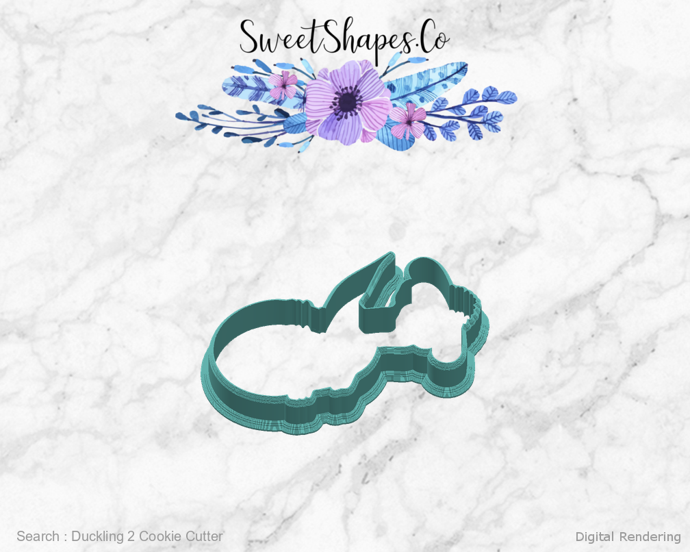 Duckling 2 Cookie Cutter — right view