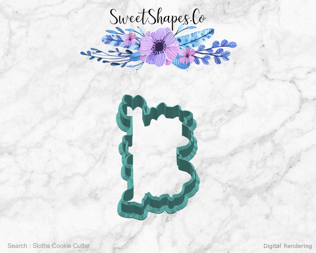 Sloths Cookie Cutter — right view