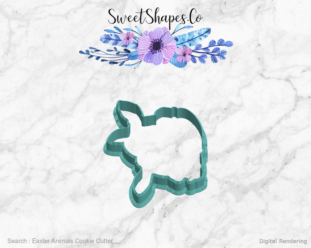 Easter Animals Cookie Cutter — left view