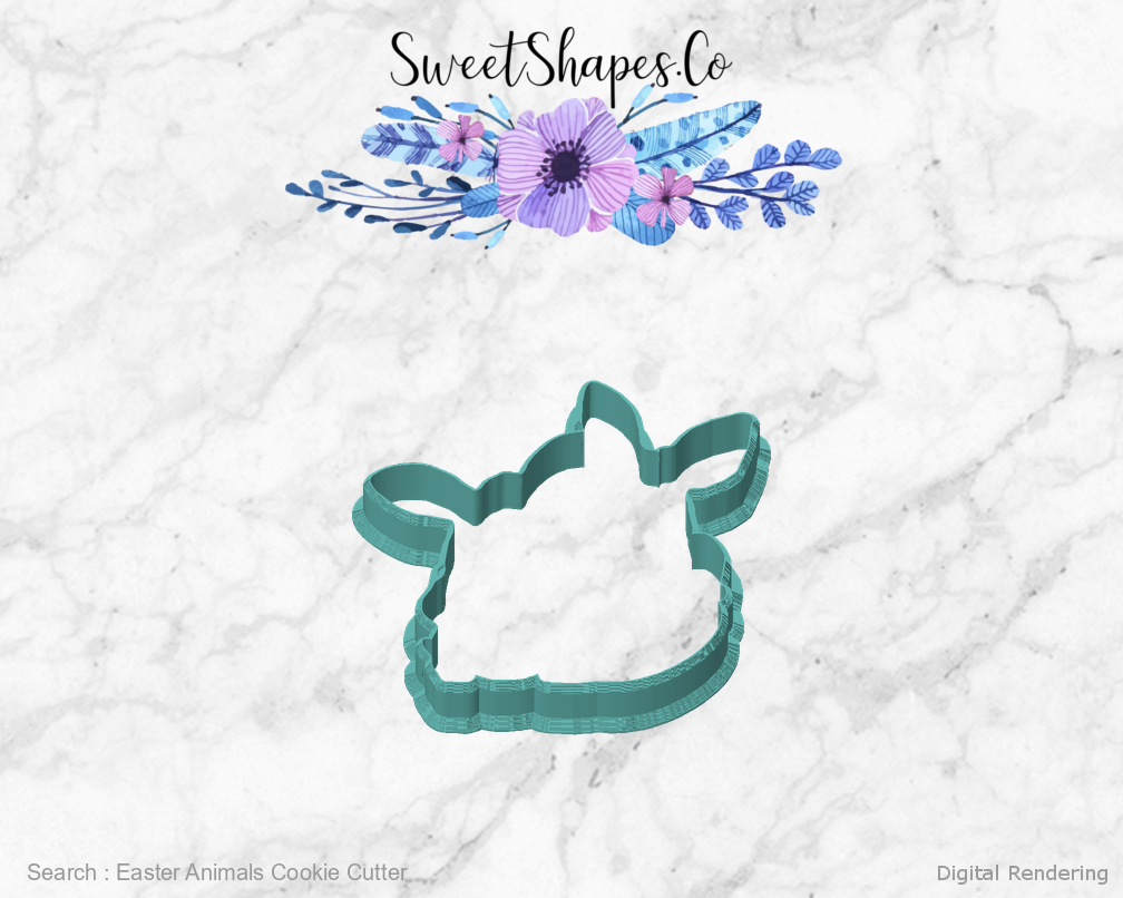 Easter Animals Cookie Cutter — front view