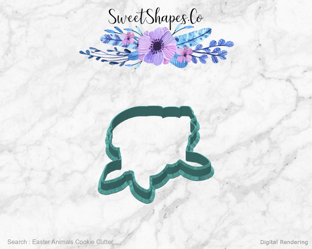 Easter Animals Cookie Cutter — back view