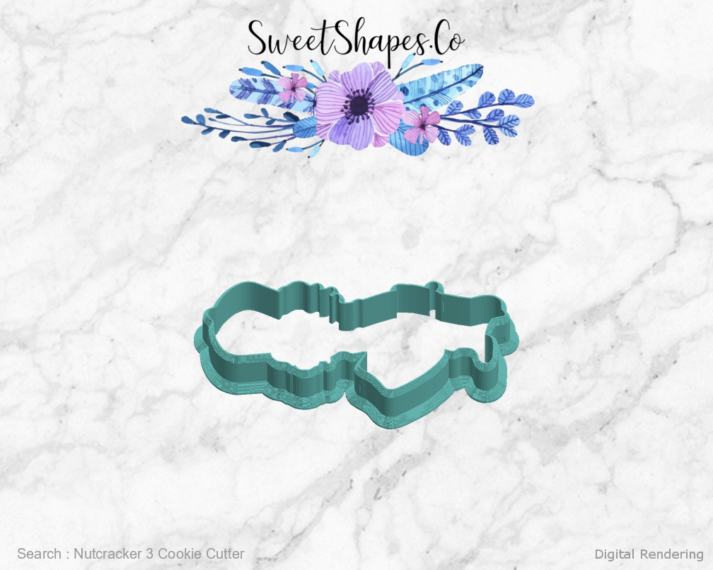 Nutcracker 3 Cookie Cutter — left view