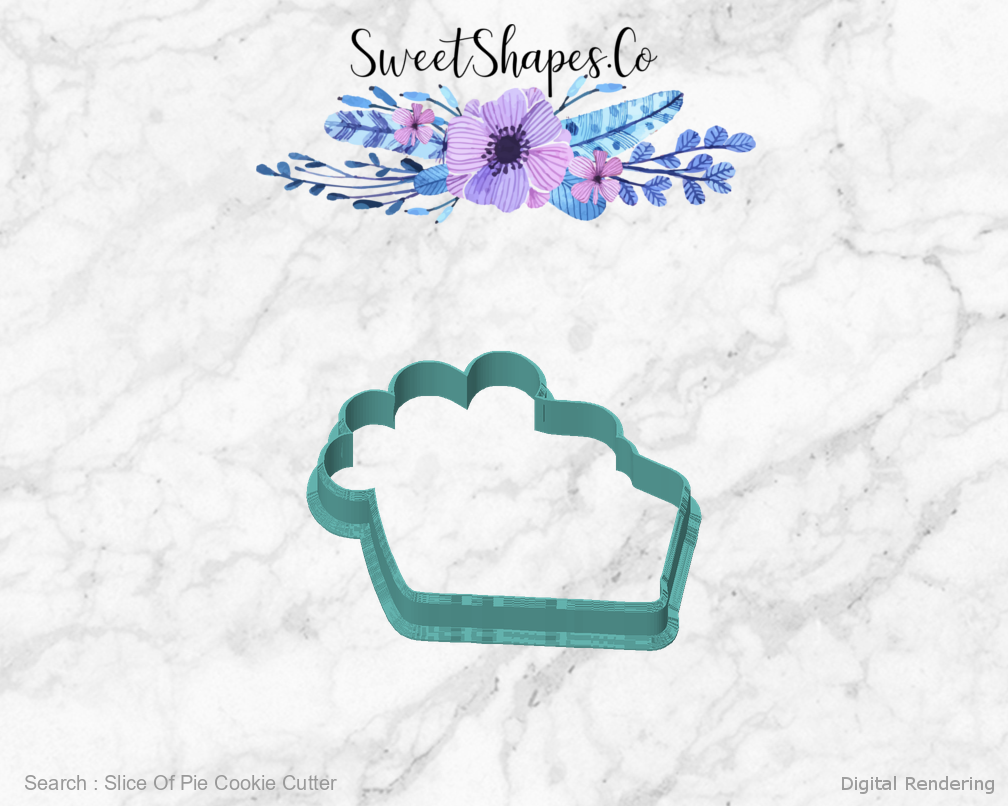 Slice Of Pie Cookie Cutter — front view