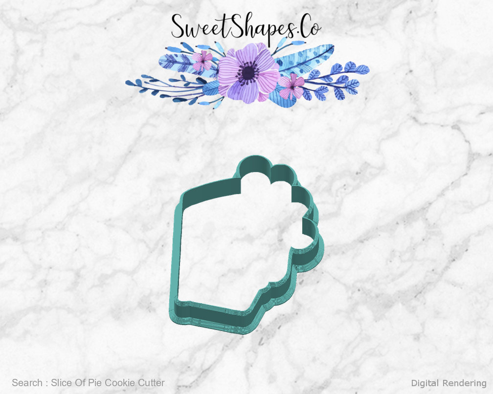 Slice Of Pie Cookie Cutter — right view