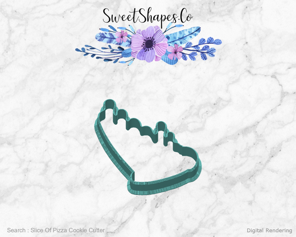 Slice Of Pizza Cookie Cutter — back view