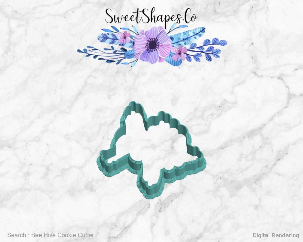 Bee Hive Cookie Cutter — left view