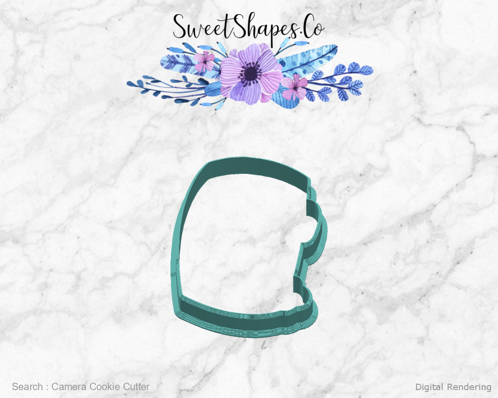 Camera Cookie Cutter — right view
