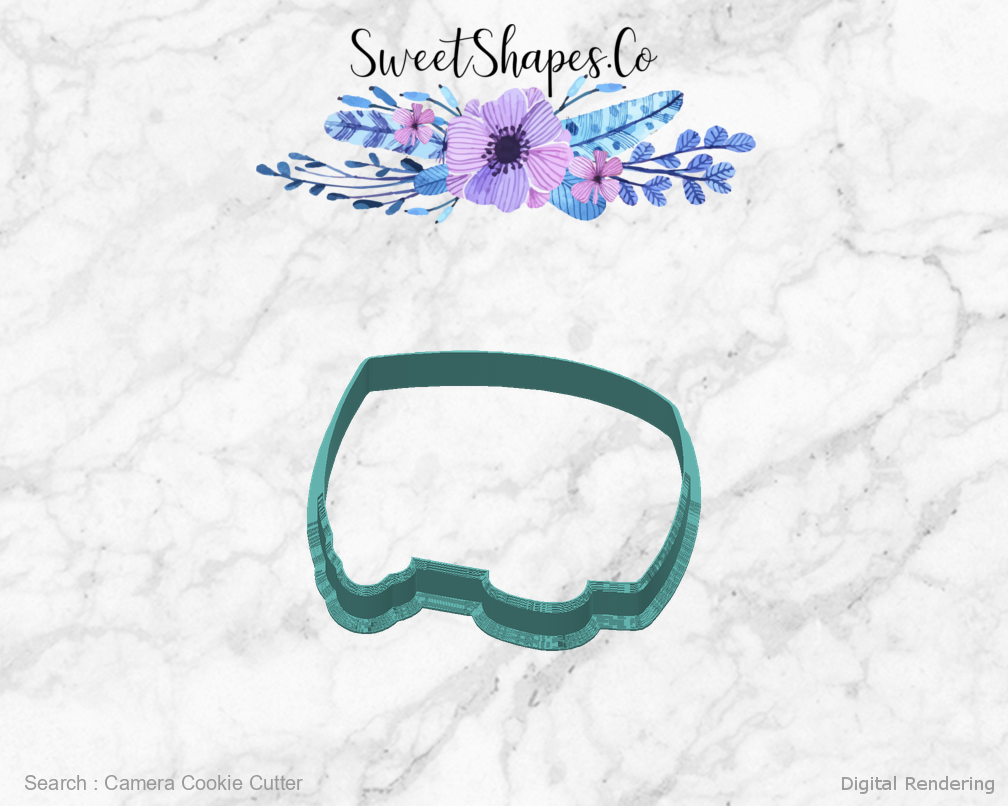 Camera Cookie Cutter — back view