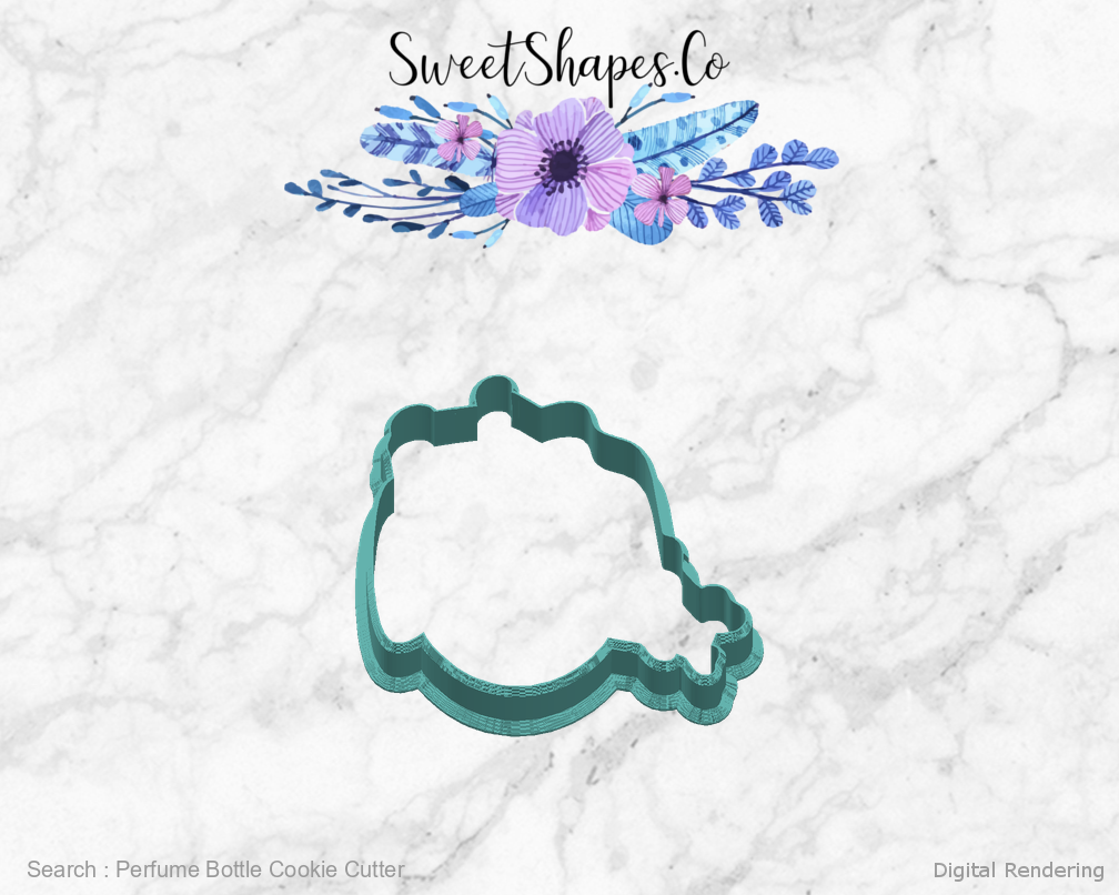 Perfume Bottle Cookie Cutter — right view