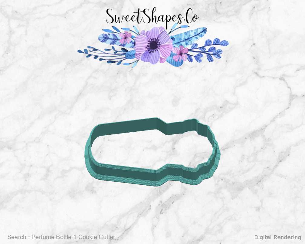 Perfume Bottle 1 Cookie Cutter — right view