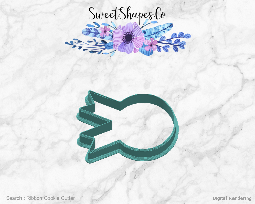 Ribbon Cookie Cutter — right view