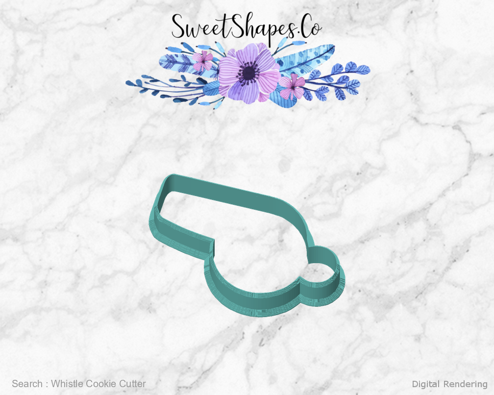 Whistle Cookie Cutter — front view