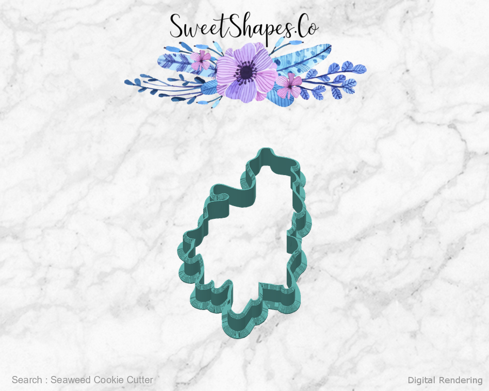Seaweed Cookie Cutter — back view