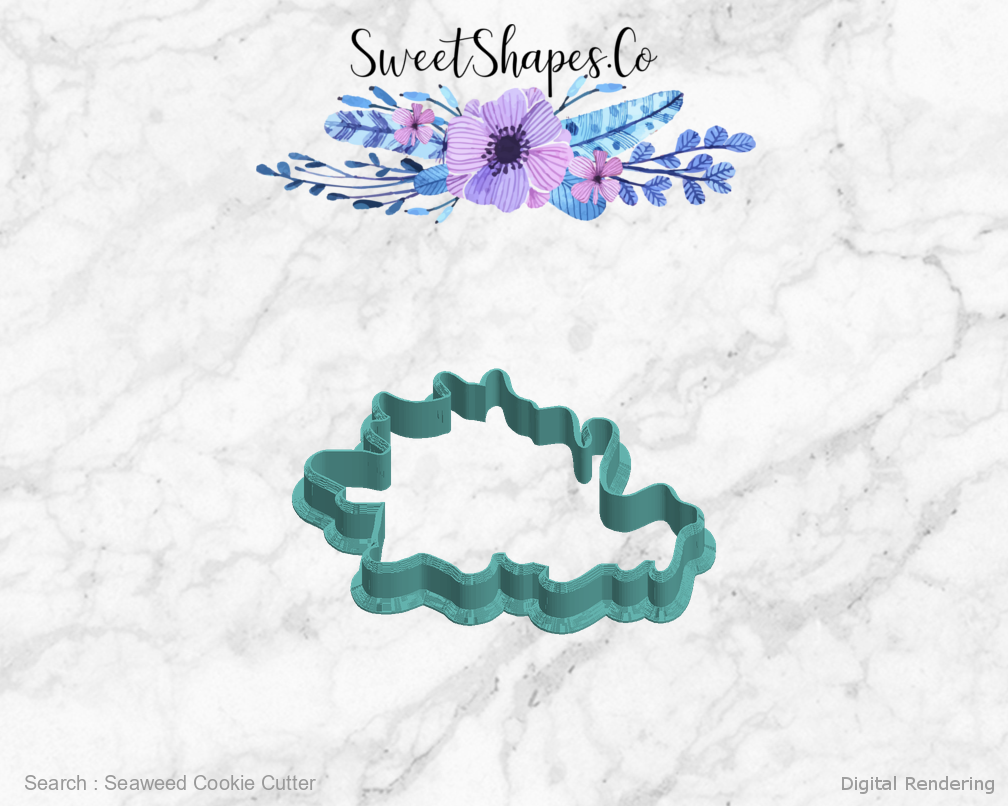 Seaweed Cookie Cutter — left view