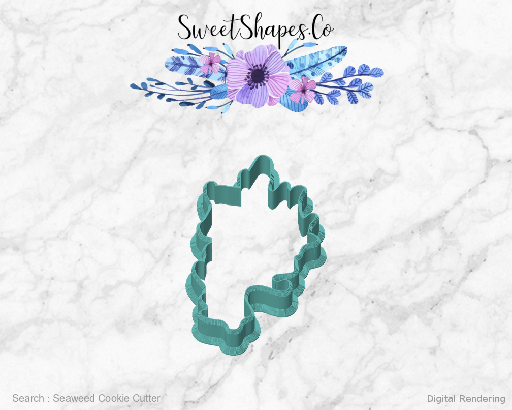 Seaweed Cookie Cutter — front view