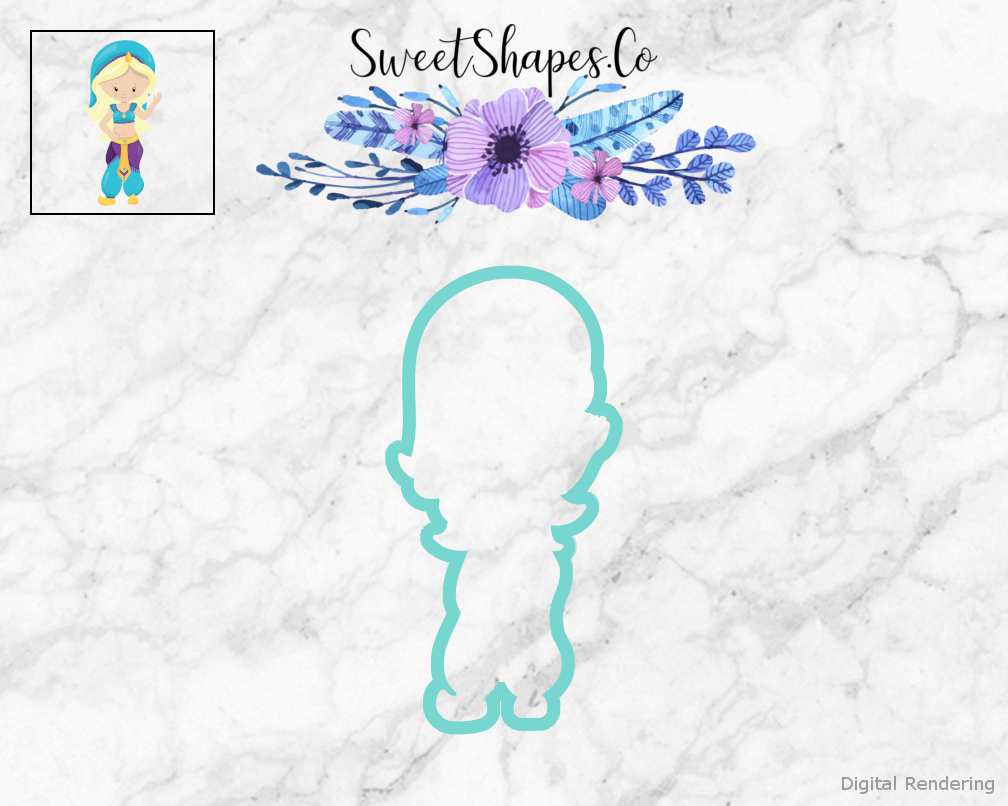 Aladdin Jasmine Cookie Cutter