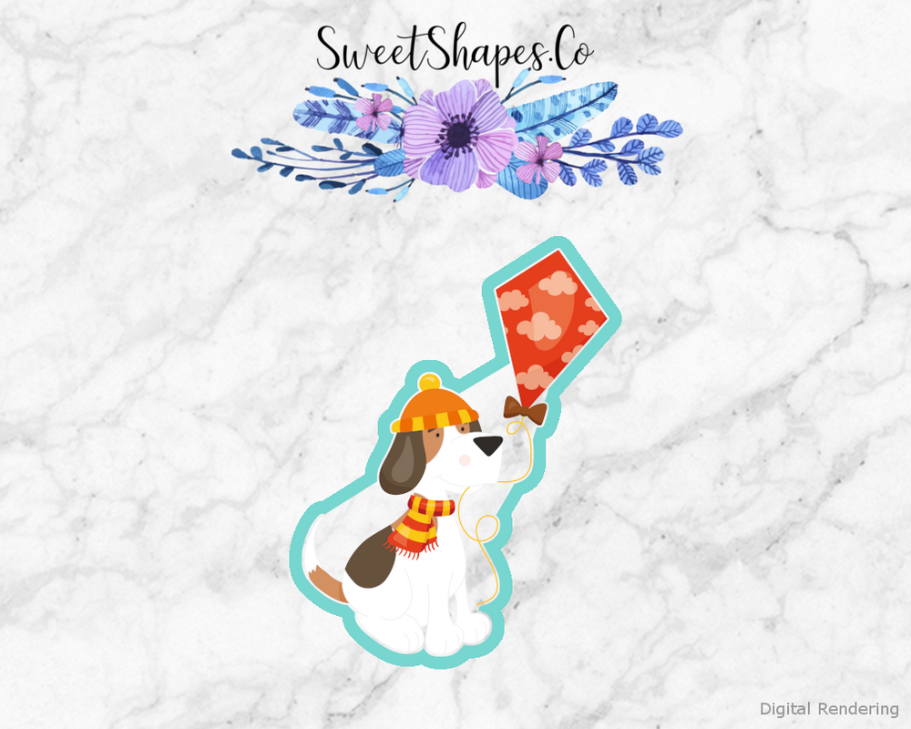 Autumn Dog 3 Cookie Cutter