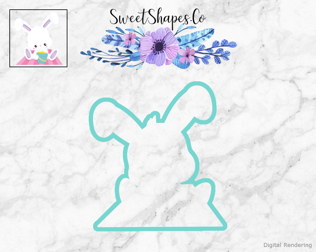 Bunny On A Blanket Cookie Cutter
