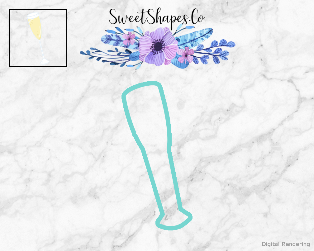 Champagne Flute Cookie Cutter