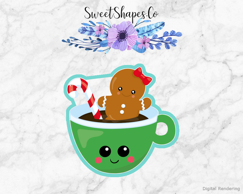 Christmas Mug 2 Cookie Cutter