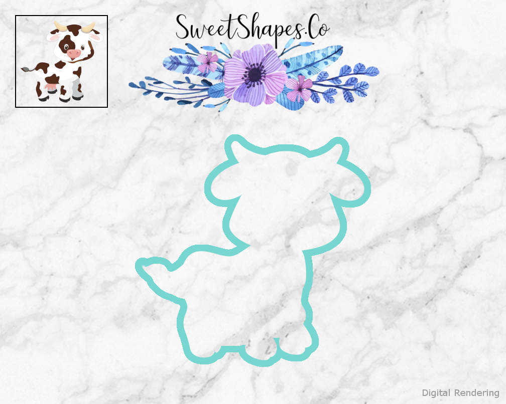 Cow 1 Cookie Cutter