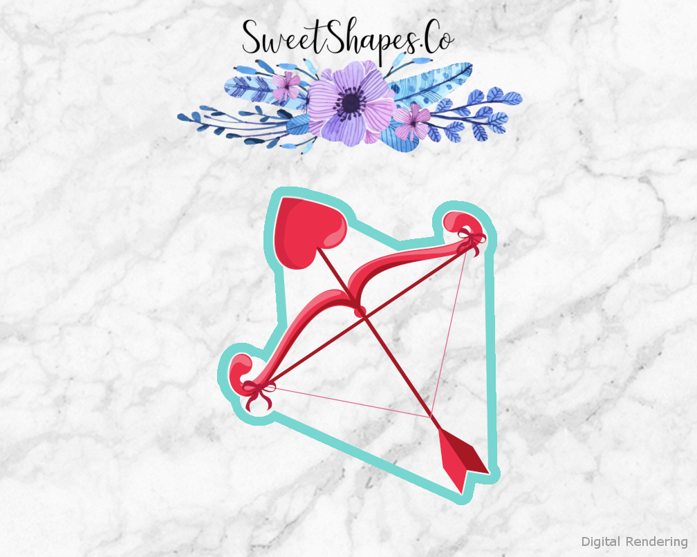Cupids Bow And Arrow Cookie Cutter