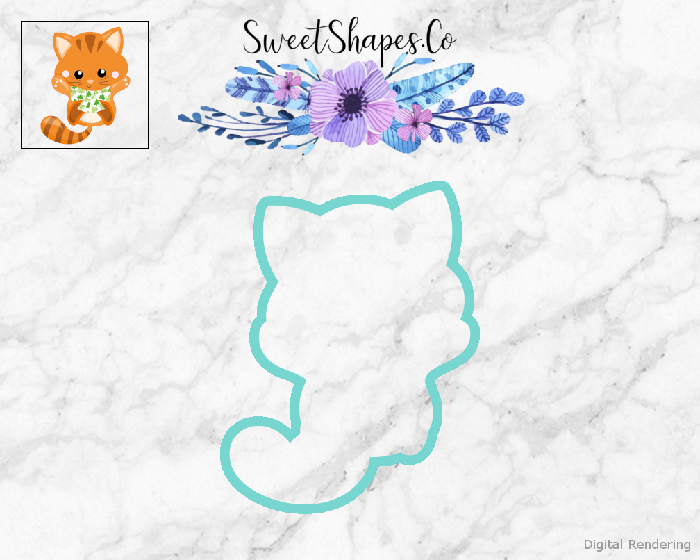 Cute Kitty Cookie Cutter