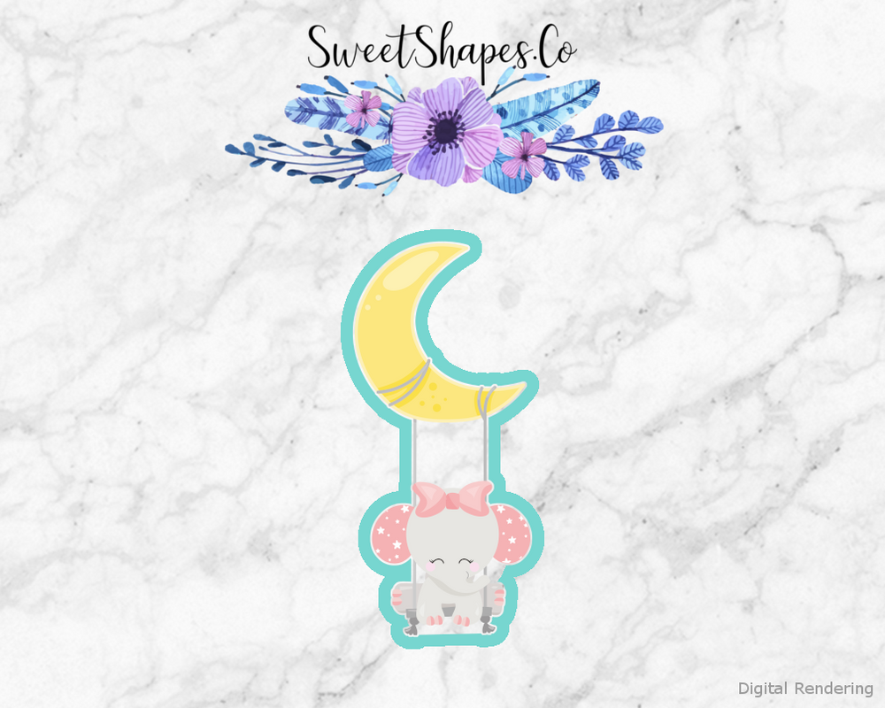 Elephant Baby Cookie Cutter