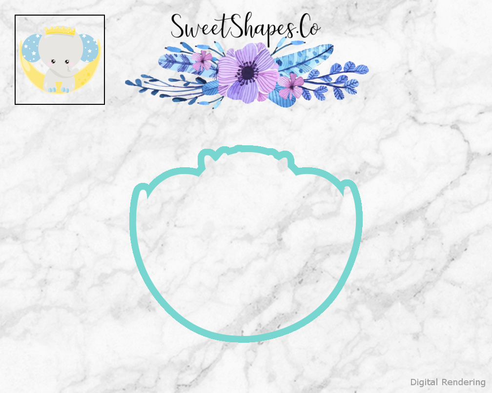 Elephant Baby 5 Cookie Cutter