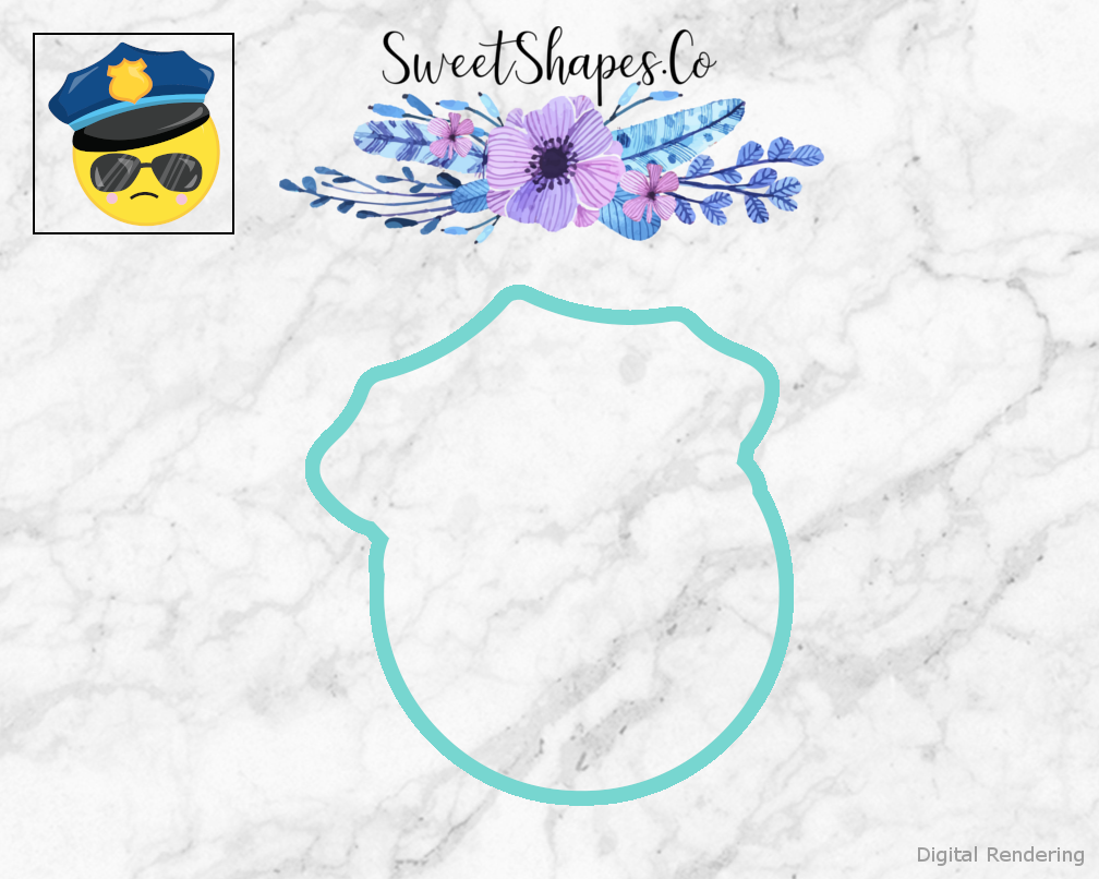 Emoji Police Cookie Cutter