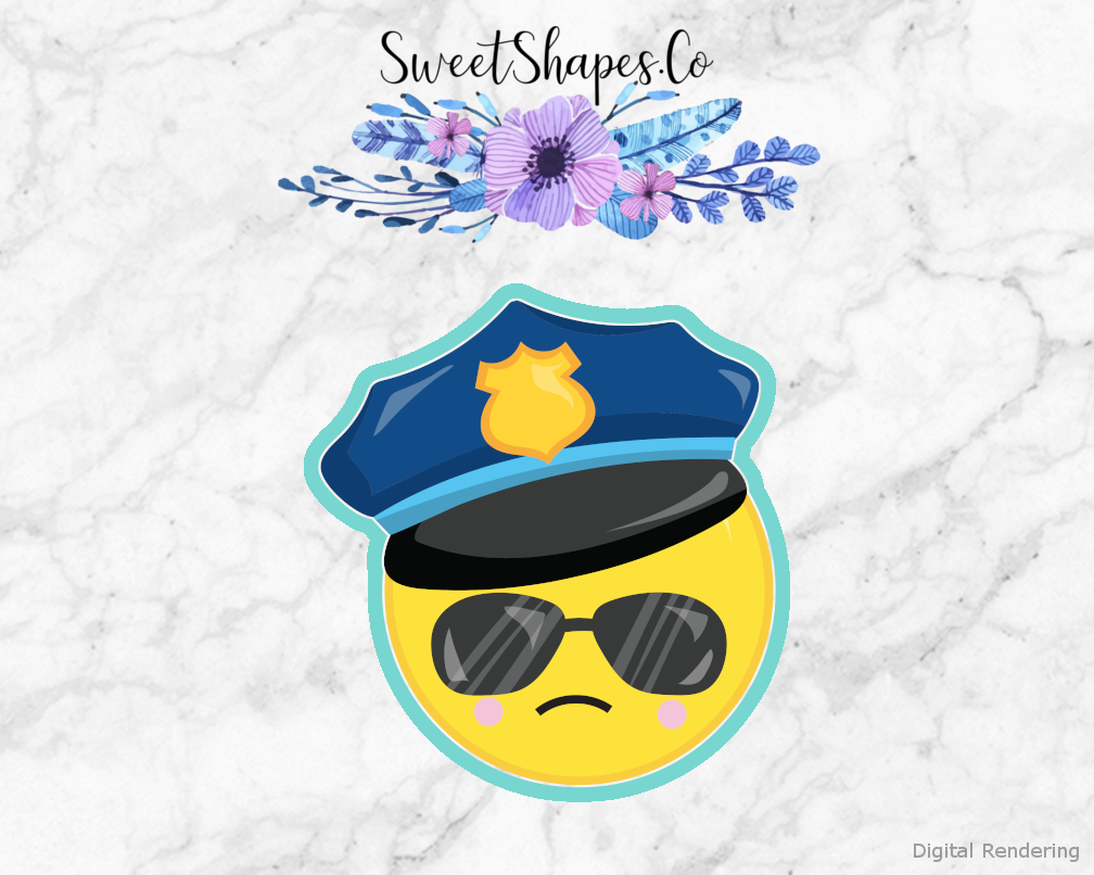 Emoji Police Cookie Cutter
