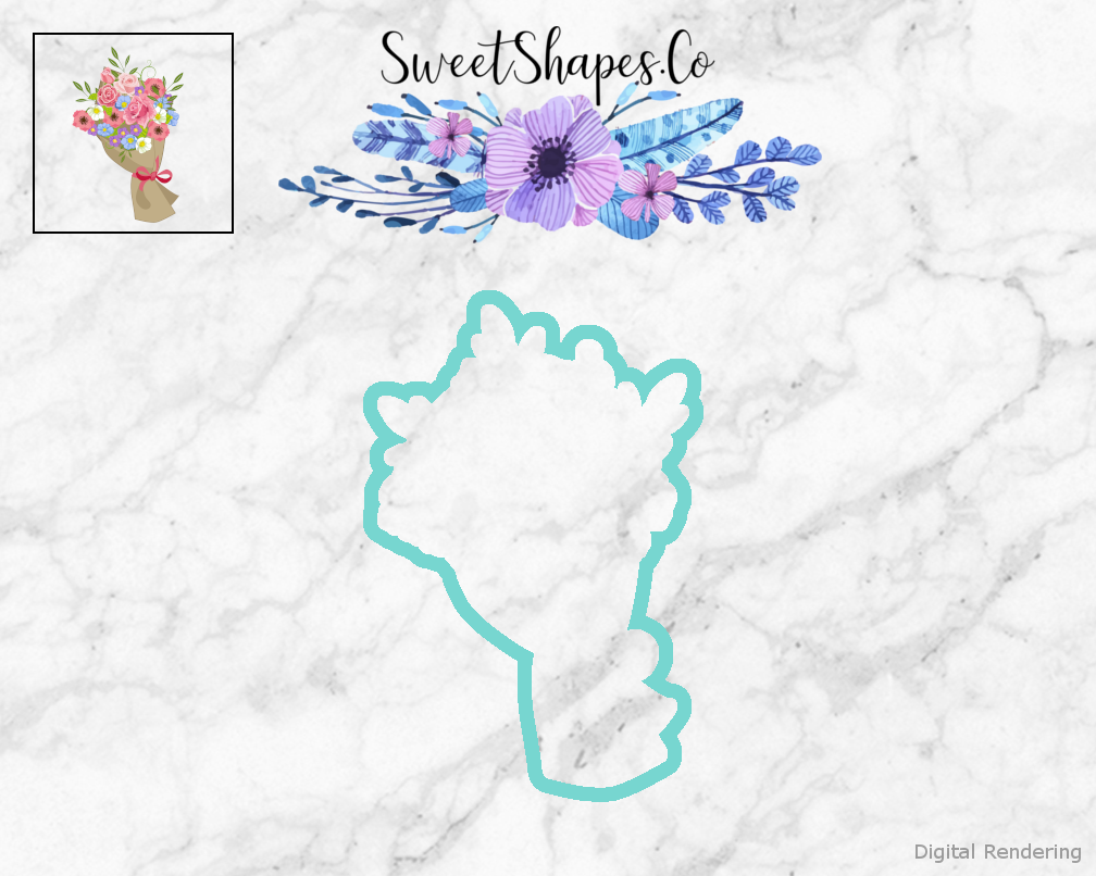 Flower Bouquet Cookie Cutter
