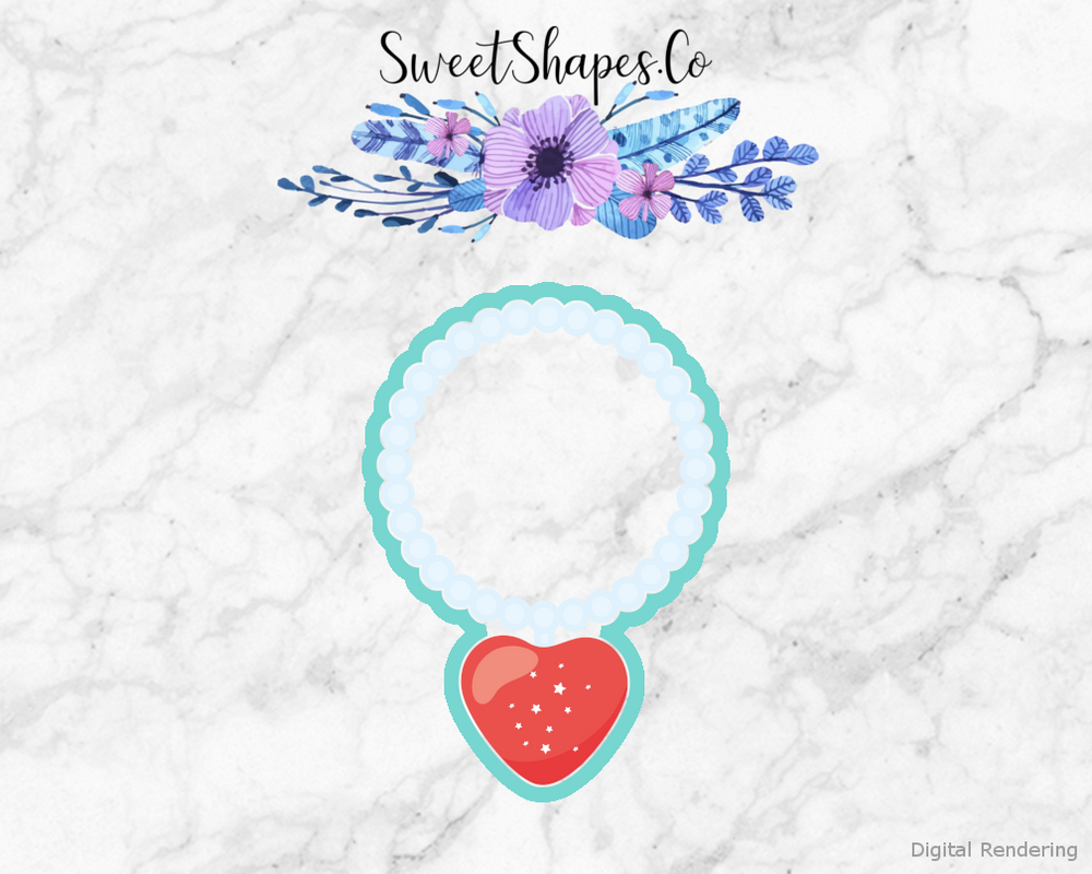 Heart Necklace Cookie Cutter