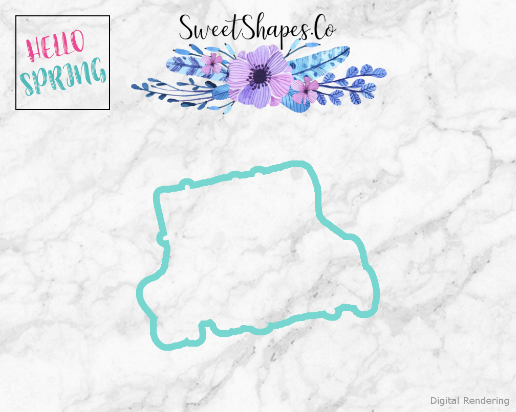 Hello Spring 2 Cookie Cutter