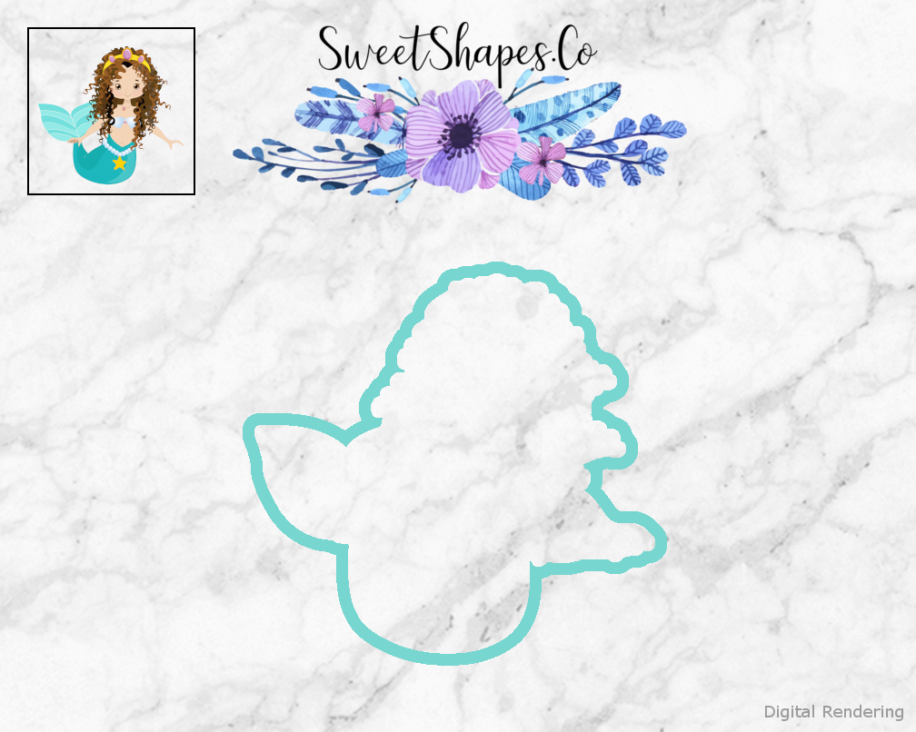 Mermaid 6 Cookie Cutter