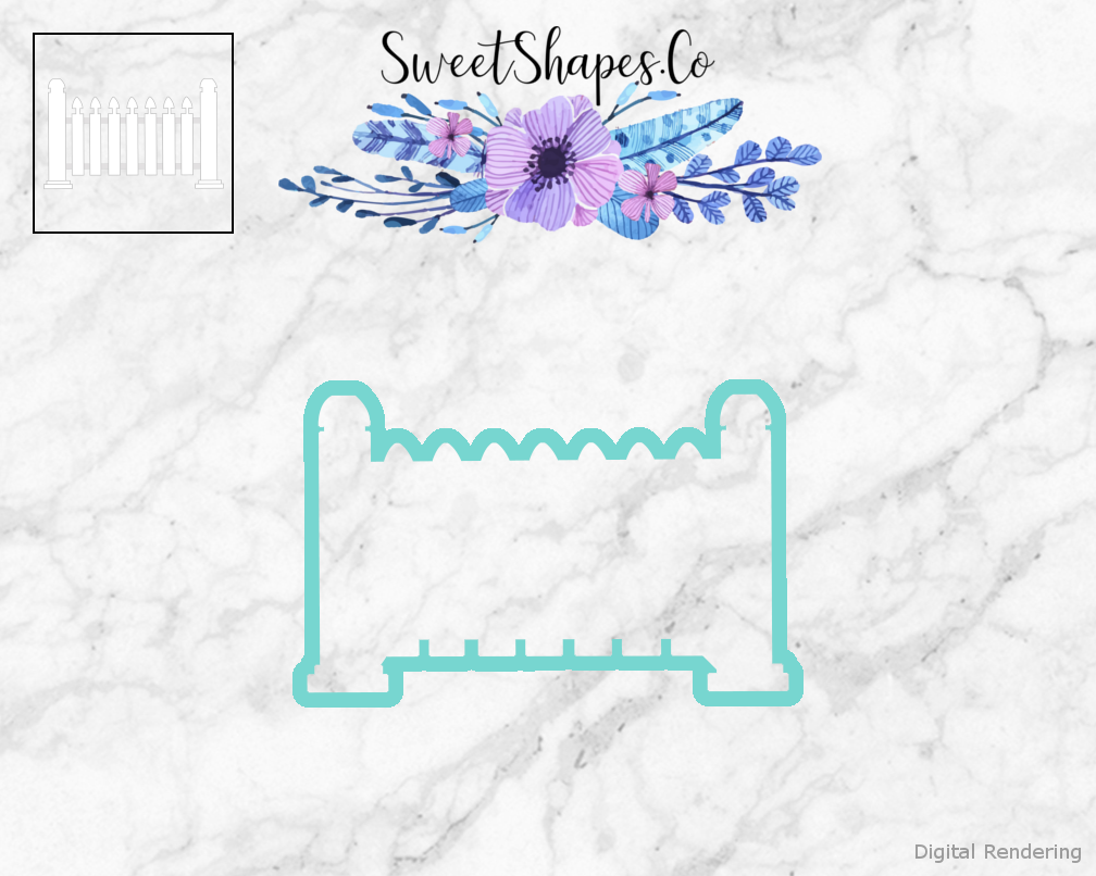 Picket Fence 1 Cookie Cutter