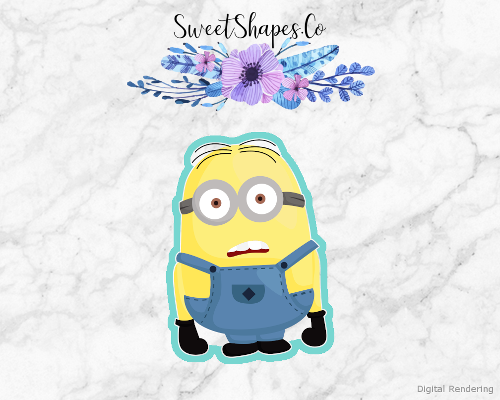 Scientist And Yellow Helper 11 Cookie Cutter – SweetShapes.Co