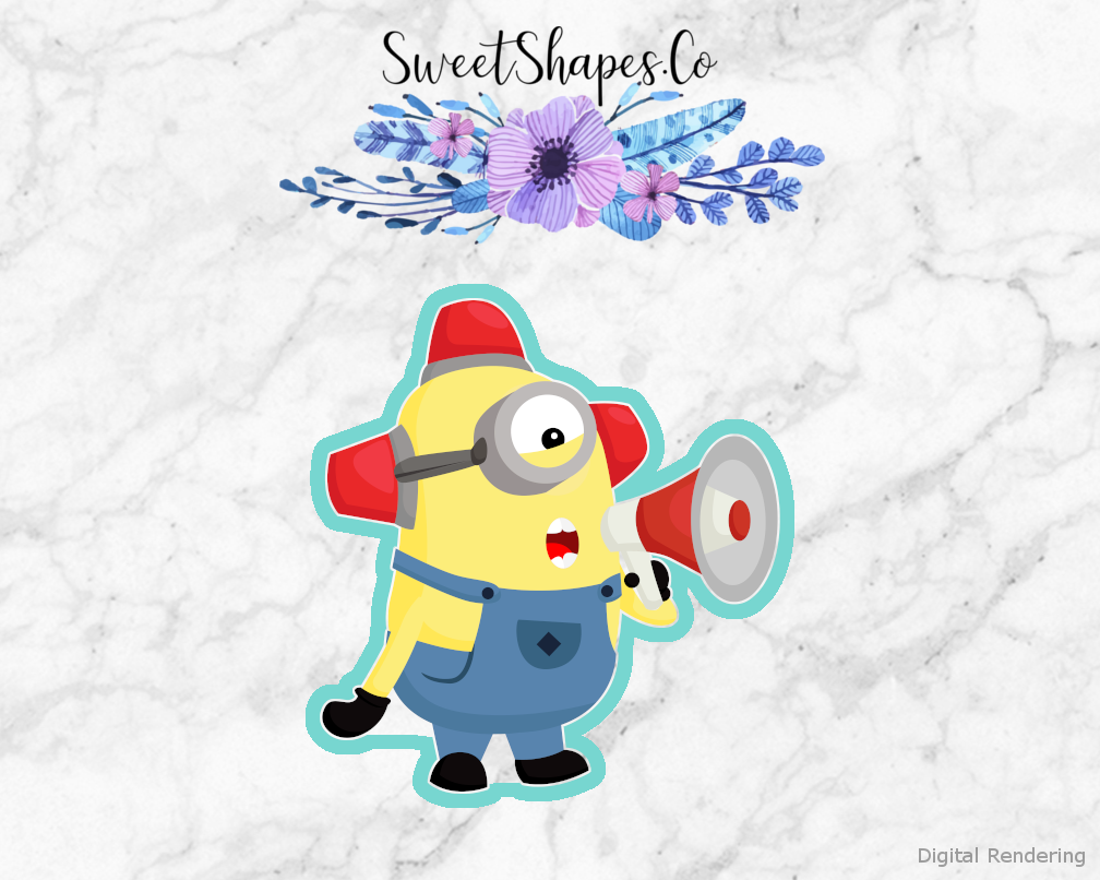 Scientist And Yellow Helper 8 Cookie Cutter – SweetShapes.Co
