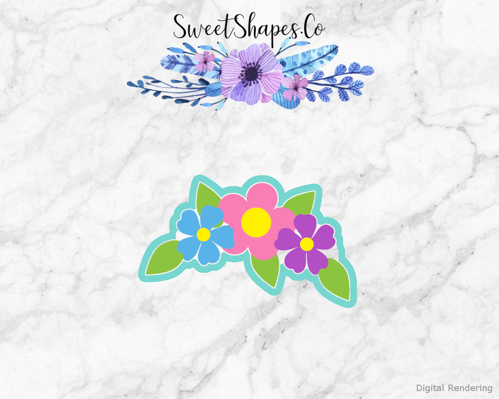 Spring Flower Accent Cookie Cutter