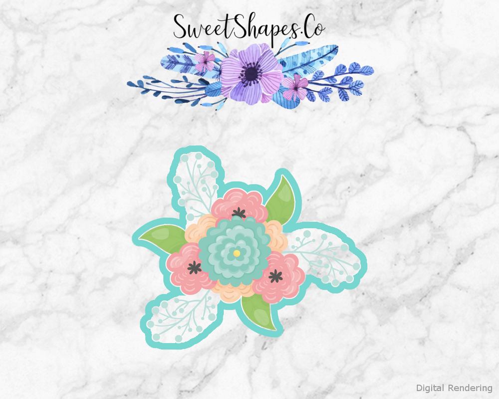 Spring Flowers 2 Cookie Cutter