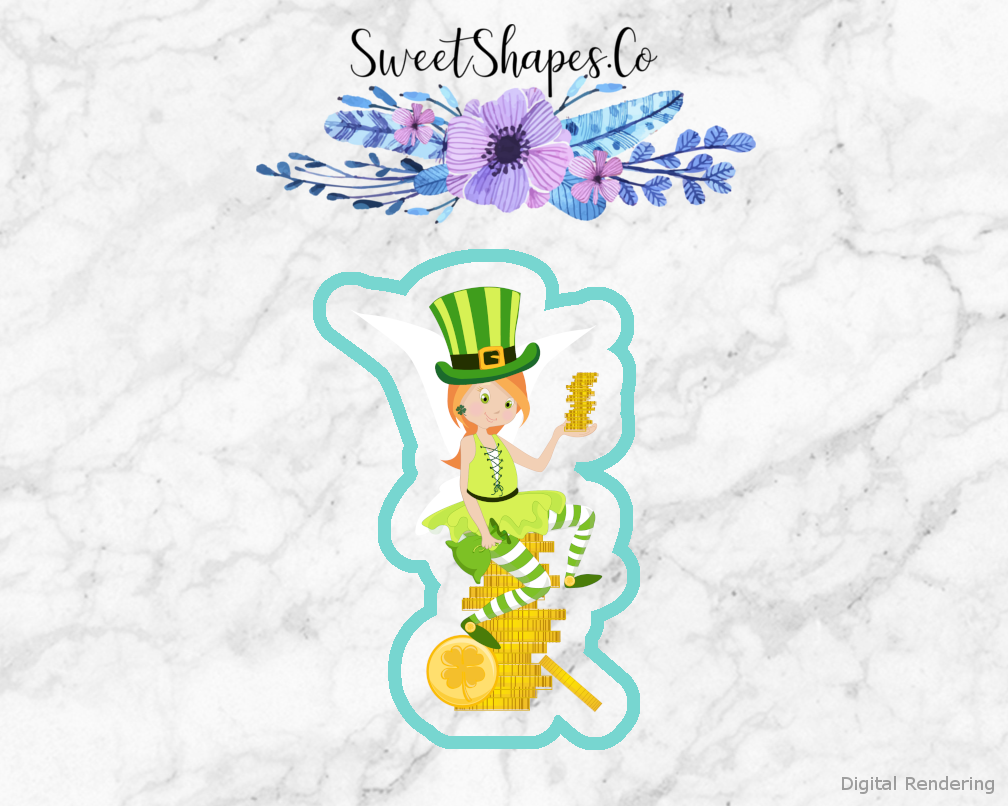 St Patricks Day Fairy 1 Cookie Cutter