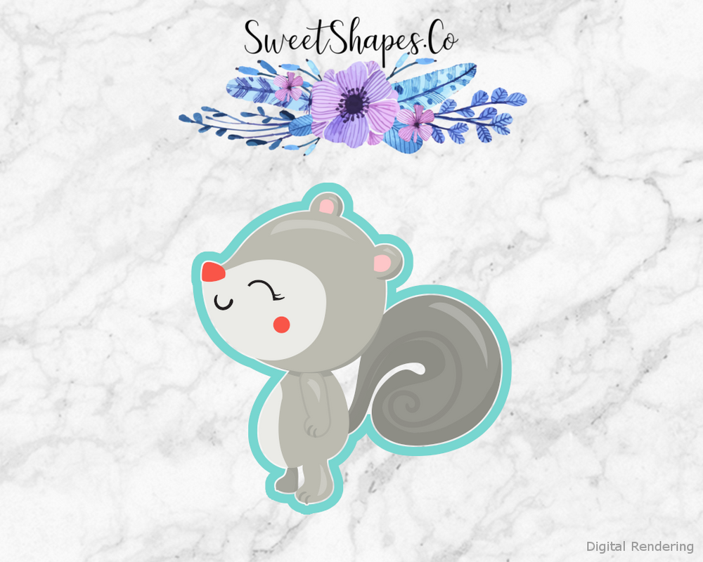 Standing Squirrel Cookie Cutter