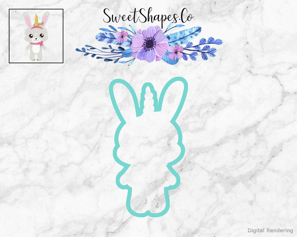 Unicorn Bunny Cookie Cutter
