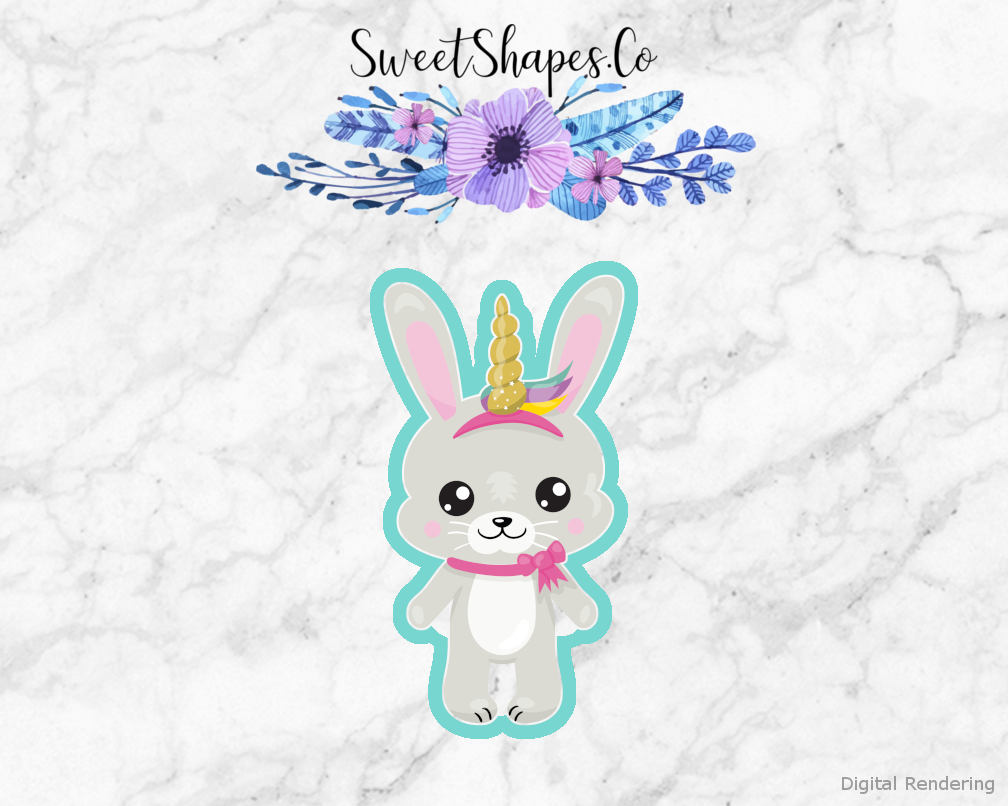 Unicorn Bunny Cookie Cutter