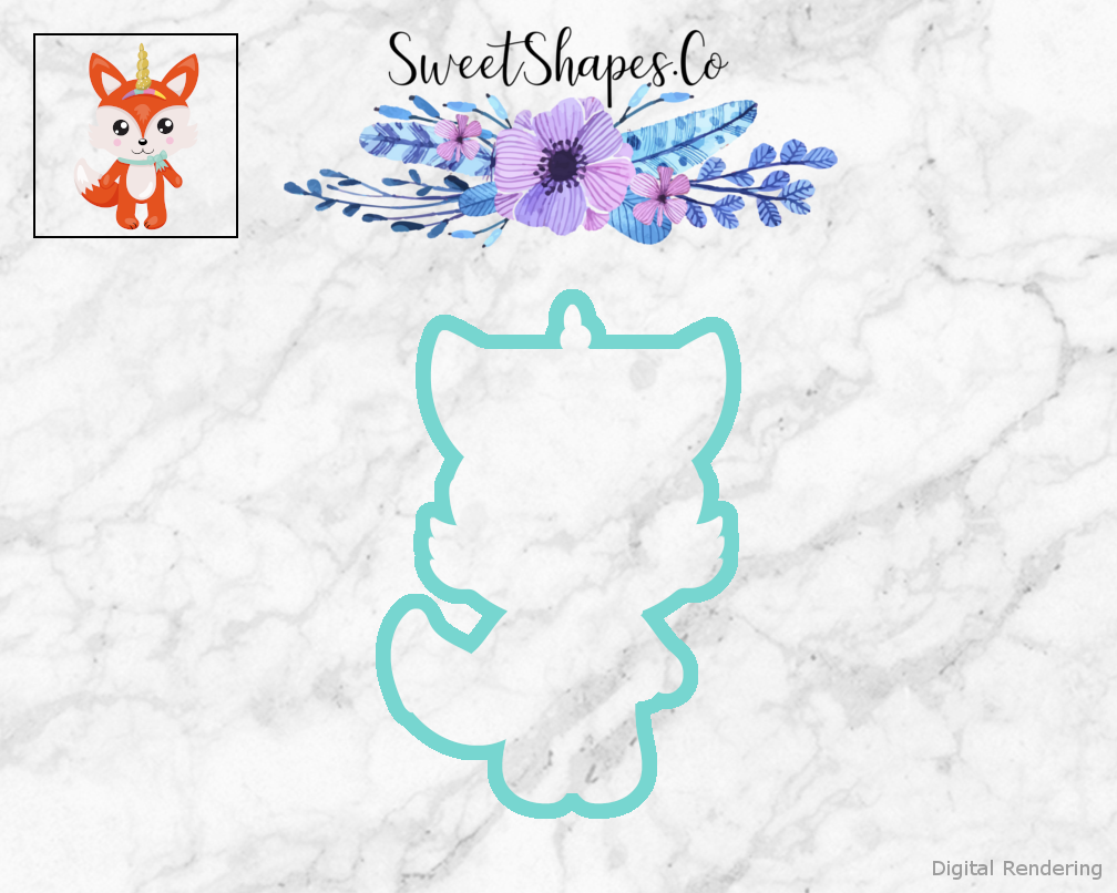 Unicorn Fox Cookie Cutter